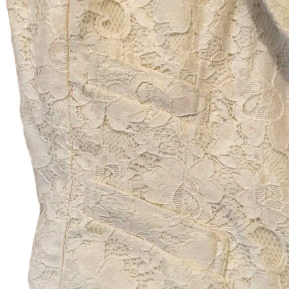 Denim & Supply Ralph Lauren Ivory Lace Vest, Sz Small, EUC - Picture 4 of 6